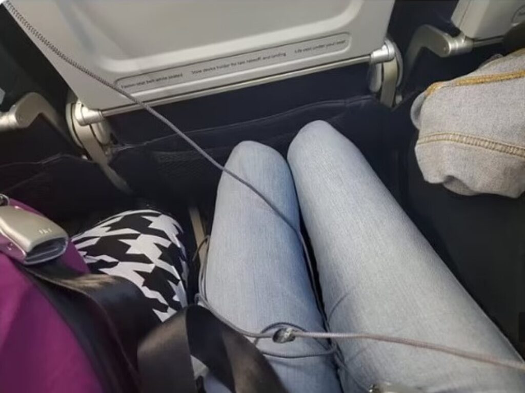 Cramped Plane Seat